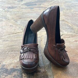 Block Heel  Loafers